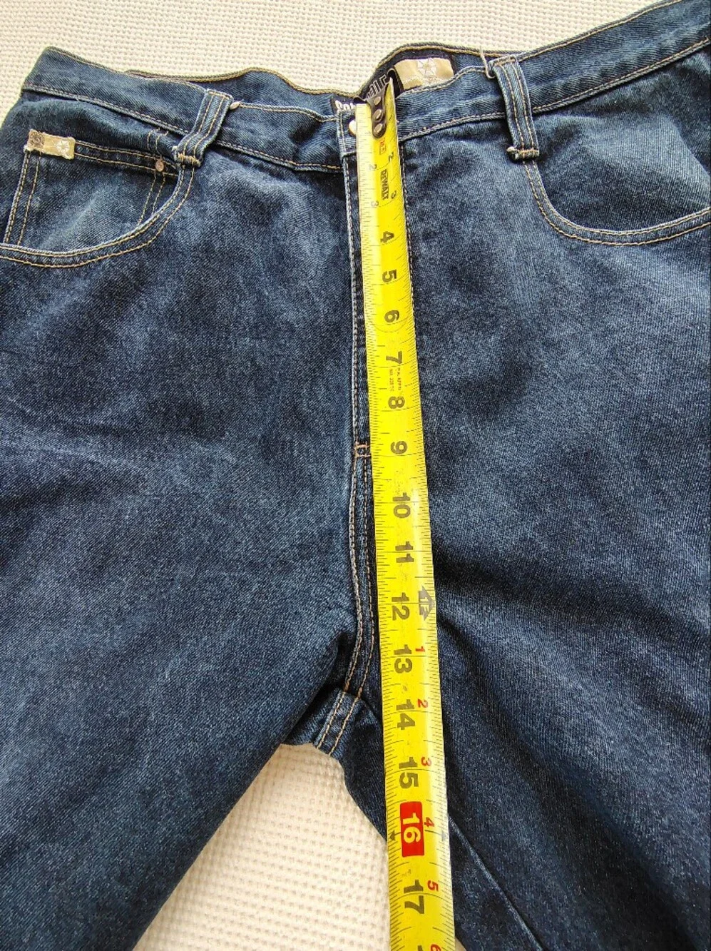 South Pole Men's Dark Blue Denim Jeans Size 38